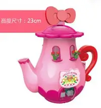 在飛比找松果購物優惠-【微笑生活】Hello kitty 粉紅茶壺城堡-拼裝積木場