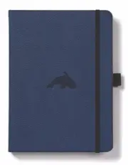 Dingbats Wildlife: A5 Blue Whale Notebook - Dotted