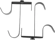 Pool Pole Hanger Metal Iron Hook Durable for Pool Supplies, 2Pcs Accessories for Storing Garden Tools and Telescopic Poles