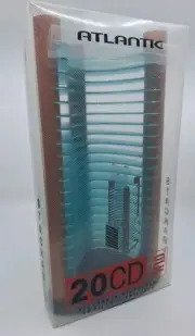NEW Wood Green 20 CD Tower Rack Holder Stacking Futuristic Modern Retro Atlantic