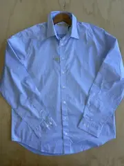 RM Williams Mens Shirt Size XXL Blue Button Up Regular Fit Long Sleeve Cotton