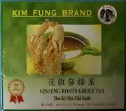 Kim Fung Brand - Ginseng Roots Green Tea, 50 Tea Bags