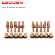 for Miller ICE-80C ICE80CM Plasma Torch 177895 177896 Electrode Nozzle Kits