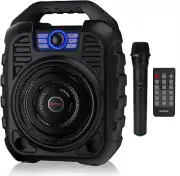 T26 Portable Karaoke Machine Bluetooth Speaker With Wireless Microphone Recharge