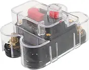 FUNOMOCYA 200 Black Circuit Breaker for Car Metal Circuit Breaker for Auto Reset Circuit Breaker Auto Reset Circuit Breaker Plastic