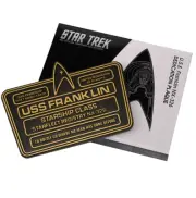 Star Trek USS Franklin NX-326 Dedication Plaque Eaglemoss - In Stock
