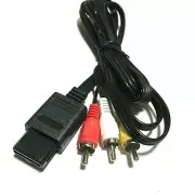 Replacement AV Video Cable Super Nintendo (SNES), Nintendo 64 (N64), GameCube