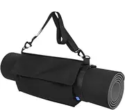 Yoga Mat Bag with Large Storage Pocket, Yoga Mat Holder Bag with Adjustable Strap, Portable Exercise Yoga Mat Carrier Bag for Outdoor Travel Beach Workout, Pilates Mat Bag for Women Men