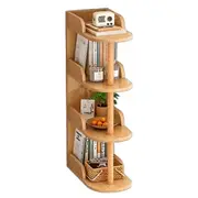 4Tier Free Standing Shelving Corner Shelf Storage Bedside Rack