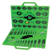 GRIP 45 pc Tap & Die Set Metric Tungston Steel to 24mm Renewing Tools