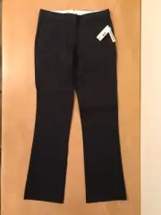 New Dockers Girls Bootcut Pants Stretch Flat Front Adjustable Waist Navy Size 16