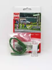 Busch 7851 Dog Walker Park Accessory Pet Waste HO Scale Model Train Scenery