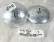 Set of 2 Pro Marine Zinc Martyr Anodes Rudder CMR02 - 2.81" OD, 0.28" ID