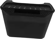 CHICAMPERA Backseat Car Organizer with Detachable Lid Space Saving Vehicle Trash Can Storage Box for Model Y Effortless Installation Dual Functionality Discreet Design for Interior Accessory