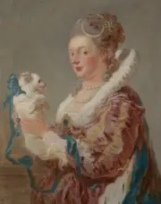 The Woman With A Dog By Jean Honore Fragonard Paint By Numbers Kit Painting DIY