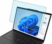 Puccy Anti Blue Light Tempered Glass Screen Protector Film, compatible with Lenovo ThinkPad T14 Gen 5 14" Laptop (Active Area Cover Only) Protective Protectors Guard