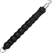 Automatic Rebar Tie Wire Twister, Black Pull Tie Wire Twister, Rebar Wire Twister Tool with Curved Hook & Ergonomic Rubber Handle