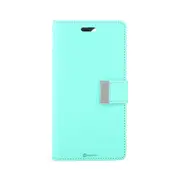 iPhone 15 Plus High-Quality Flip Wallet Case Cover - Shock-Resistant with Front Cover, Multiple Card Slots, Magnetic Closure and Media Stand Convertible - Mint