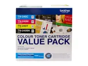 Brother TN-240 Color 4 Pk Black Cyan Magenta Yellow Toner Cartridges TN-240CL4PK