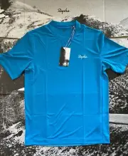 RAPHA Mens Commuter Reflective T-shirt Jersey Cycling Blue BNWT Roadwear Small