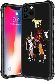 Compatible with iPhone 11 Pro Max Case,Basketball Player 35 Pattern Plexiglass for Boys Man,Anti-Scratch Shockproof Cover case for iPhone 11 Pro Max