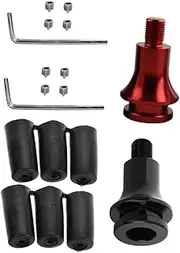 ULTECHNOVO 2 Sets Car Shift Knob Adapter with Dust Boot Retainer Easy Install Automotive Shift Boot Retainer for Gear Connector Compatible with Various Modifications Prevents Dust and Ensures