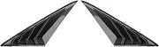 Window Louver Compatible for Hyundai Elantra Avante CN7 Quarter Side Scoop Cover Vent Black Spoiler 2020 to 2022 Decorative Accessories(Carbon Paint)