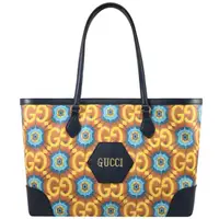 在飛比找momo購物網優惠-【GUCCI 古馳】Ophidia Tote 限款版經典雙G