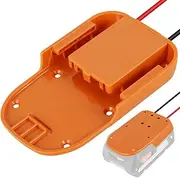 Lithium-ion Battery Adapter Compatible with AEG 18V Insulated Safe Power Wheel Adapter Power Connector for RC Car Toy Robotics DIY Project