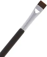 Beauty Junkees Flat Definer Eyeliner Brush - Small Makeup Brush for Sharp Defined Eye Liner, Eyebrows, Eyeshadow, Powder, Gel, Cream