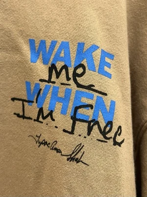 2PAC Tupac Shakur “Wake Me When I’m Free” LA Exhibit Hoodie 2XL