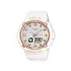 CASIO卡西歐 BABY-G 時尚簡約 純淨白 珍珠光感錶圈 雙顯系列 BGA-280BA-7A_43.4mm