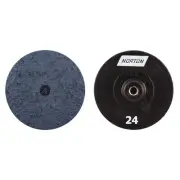 Norton NorKut 03657 Quick Change Grinding Disc 3 in 36 Grit Blue (20 ct)