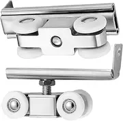Sliding Door Roller | 2X Track Roller Barn Door Hardware Set - Silent Household Renovation Replacement for Kitchen Bathroom
