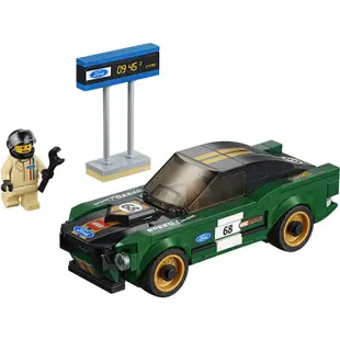 LEGO 樂高 盒組 75884 Speed Champions 極速賽車 1968 Ford Mustang 福特野馬