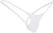 [Franterd] G-string Thongs for Men Low Rise G String Bikini Briefs Mens Thong Open Sexy Lingerie Low Rise T-Back Under Panties