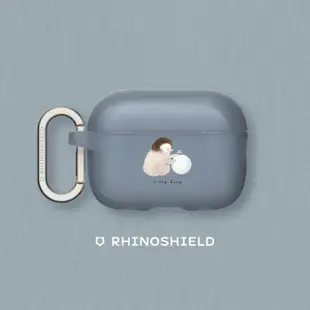 【RHINOSHIELD 犀牛盾】AirPods Pro2/Pro/第3/2/1代 無線耳機保護殼/涼丰系列-小企鵝滾雪球(涼丰)