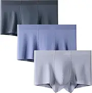 [Maiyifu-GJ] 3 Pack Mens Moisture-Wicking Boxer Briefs Soft Breathable Underwear Trunks Lightweight Comfortable Underpants, Color29, Large, Color29, Large