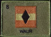 Western Australia University Regiment (Subdued) Militaria Patch Patches