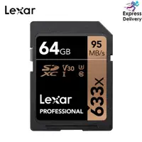 在飛比找蝦皮購物優惠-Lexar 633x SD 卡 64GB 128GB 32G