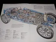 Bugatti Type 35 Picture Article Collectible Out of Print Wall Art Display Decor