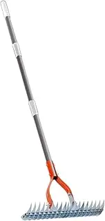 Hand Rake Garden Tool | Adjustable Long Handle Cultivator Garden Hand Rake | Tiller Cultivator, Portable Ergonomic Gardening Tools for Weeding, Loosening, Aerating, Pressing Soil