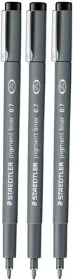 Staedtler 0.7 Mm Pigment Liner Fineliner Sketching Drawing Drafting Pens Pack...