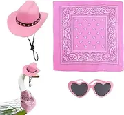 Gooses Sculpture Outfit Set - Gooses Figurine Clothing Kit | Stylish Small Animal Costuming Kit Includes Hat Scarf and Glasses for Christmas Event Spring