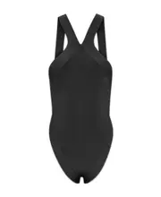 Saint Laurent Backless Sleeveless Bodysuit M black