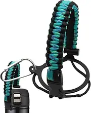 Water Bottle Handle Strap | Paracord Water Bottle Handle Adjustable - Handle for Water Bottle, Bottles Accessories Paracord for Hiking