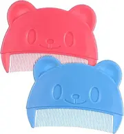 VICASKY 2pcs Comb Combs for Hair Grooming Kit Comb Newborn Comb Boy Comb Cute Hair Combs Cradle Cap Comb for Babies Fine Hair Combs Bassinets Plastic