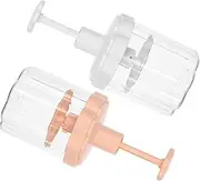 [Parliky] 2Pcs Portable Face Wash Foam Maker Manual Foaming Device for Skincare Bubble Maker Bottle for Shampoo Body Wash Facial Cleanser Compact Travel