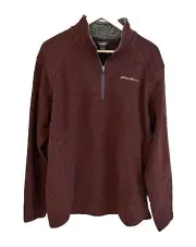 Eddie Bauer Radiator Fleece Quarter Zip Pullover NWT New Men’s Size XL