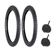 TDR 2 set 26x2.10 Mountain Bike Tires MTB Bicycle Tyre Tube Set Rubber Wire Bead 26 Inch Kadre K1027 Maxxis Inner Tube Shrader Valve Rigid Bead Trail Offroad Commuter Cycling Wheel Replacement Parts